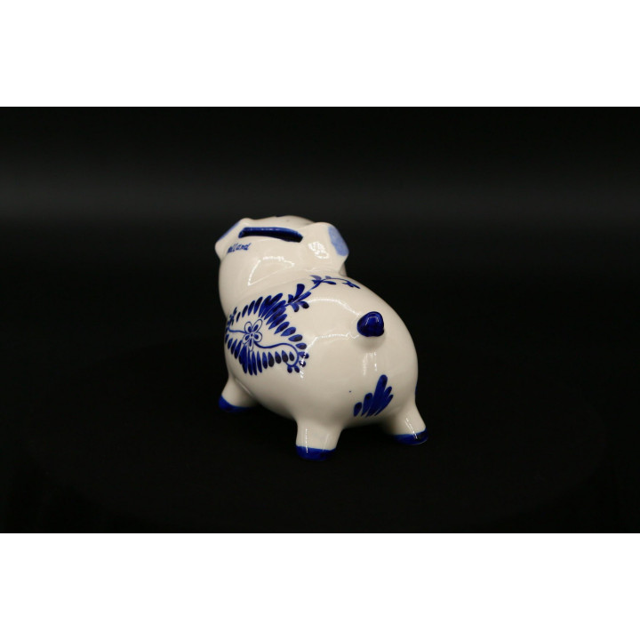Vintage Delfter Blau Keramik Sparschwein
