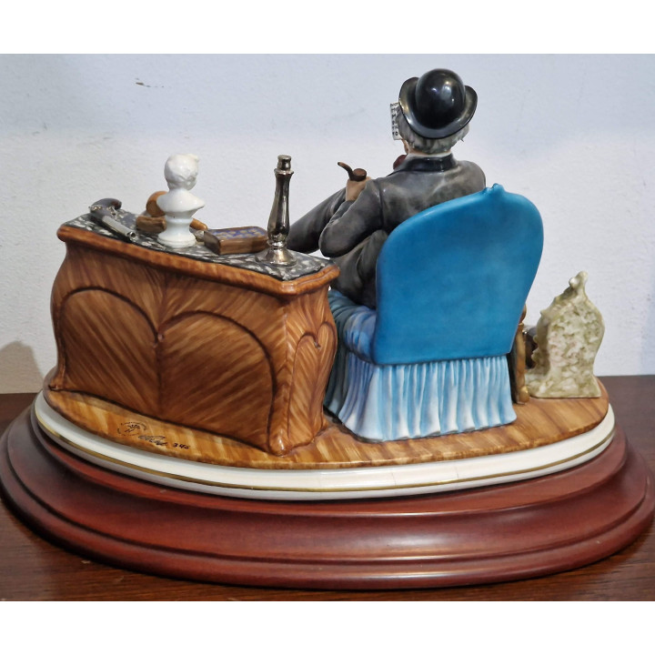 Porcelaine Capodimonte L'Antiquario Germano Cortese