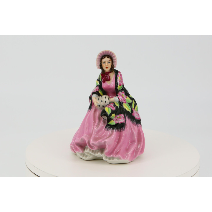 Figurine Porcelaine Hispania Vigo Dame au Châle