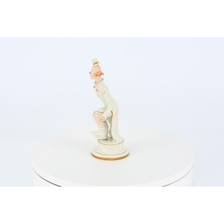 Giuseppe Armani Porcelain Clown Figurine 1990s