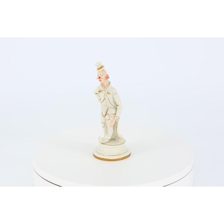 Figurine de Clown en Porcelaine Giuseppe Armani 1990