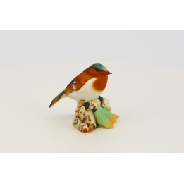 Capodimonte Porcelain Bird Figurine | Vintage Italian Decor