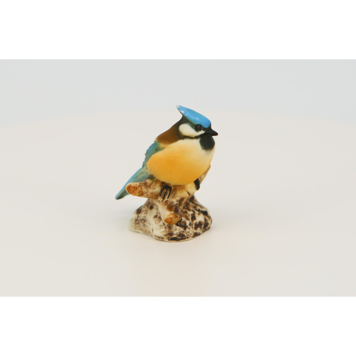 Capodimonte Porseleinen Blauwe Gaai Miniatuur