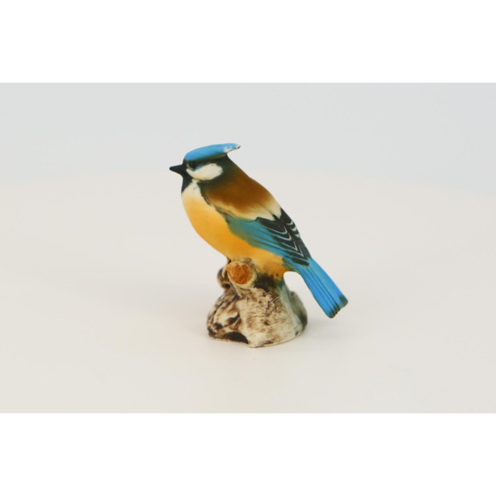 Capodimonte Porseleinen Blauwe Gaai Miniatuur