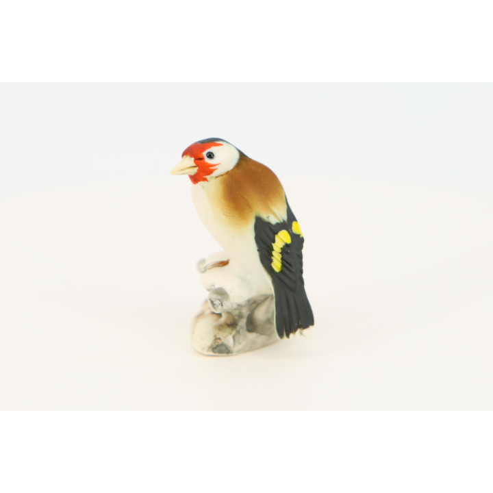 Figurine Chardonneret Capodimonte | Céramique Italienne Vintage