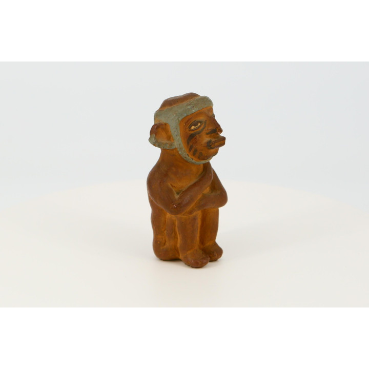 Statuetta in ceramica stile Nayarit - Arte popolare messicana