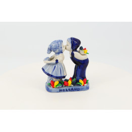 Figurka Holenderski Pocałunek Delft Blue lata 80.