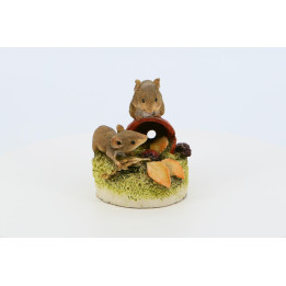 Statuina Chiltern Sculptures 'Mouse Duo' anni '90