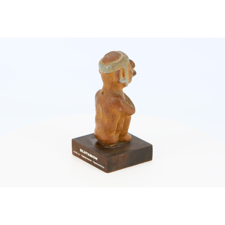Estatueta Vintage Glutabion - Estilo Cultura Nayarit 1970s
