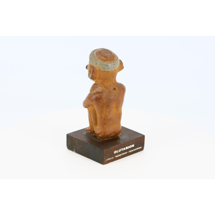 Estatueta Vintage Glutabion - Estilo Cultura Nayarit 1970s
