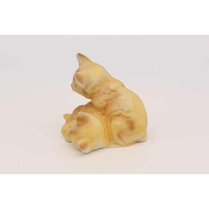 Винтажная фарфоровая фигурка котят 1990-х