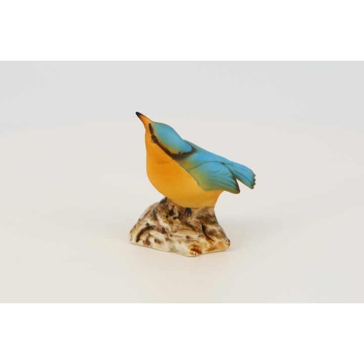 Italienische Capodimonte Porzellan-Vogelfigur (90er)