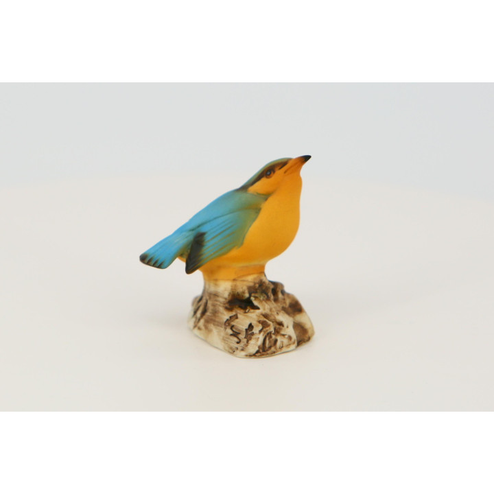 Pássaro em Porcelana Italiana Capodimonte (Anos 90)