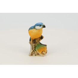 Figurine Mésange Bleue Porcelaine Capodimonte - Italie 1970