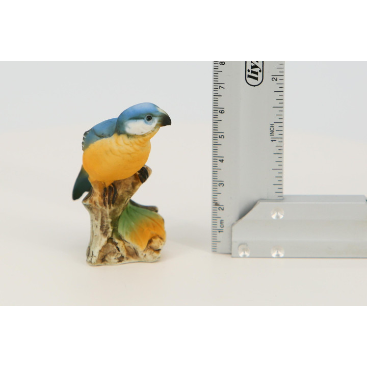 Capodimonte Porzellan Blaumeise Figur - Italien 1970er