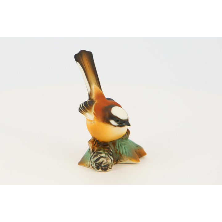 Figurine d'Oiseau Porcelaine Capodimonte - Vintage Italien