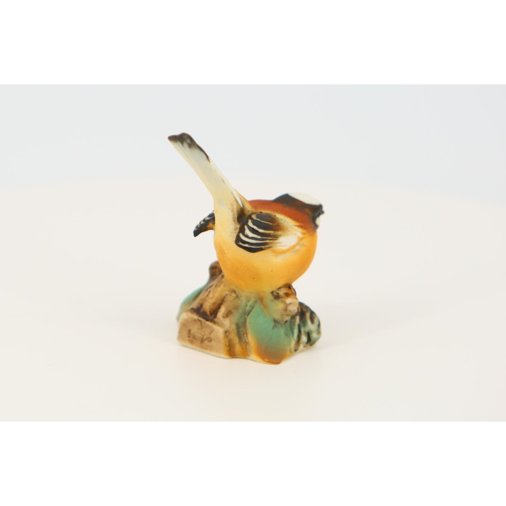 Capodimonte Porseleinen Vogelbeeldje - Vintage Italiaans