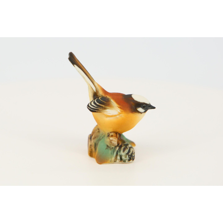 Figurka Ptaka z Porcelany Capodimonte - Włoski Vintage