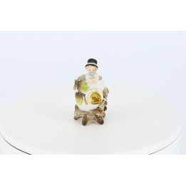 Vintage Porzellanfigur Junge mit Zylinder (1950er)