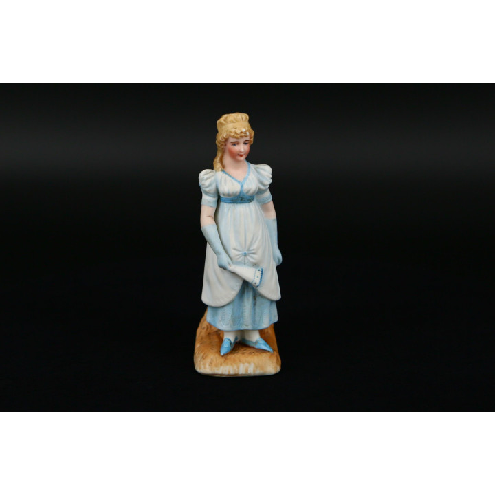 Porte-allumettes en porcelaine de biscuit, v. 1900