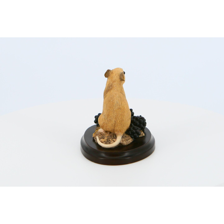 Figurine Country Artists - Souris mangeant des mûres