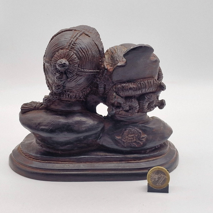 Sculpture de Couple Valencien Gaviel - Années 1960