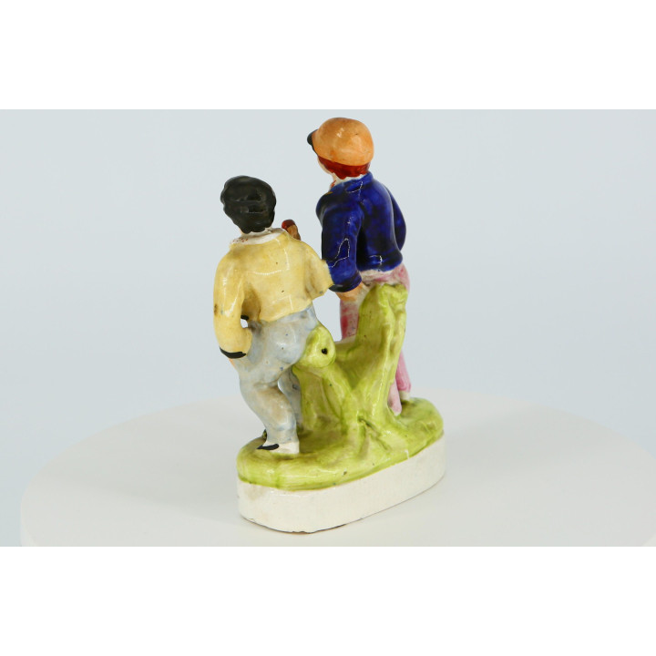 Staffordshire-Stil Cricket Spieler Keramikfigur