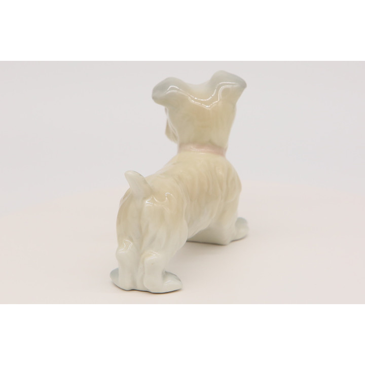 Sealyham Terrier Hundefigur aus Porzellan, 1990er Jahre