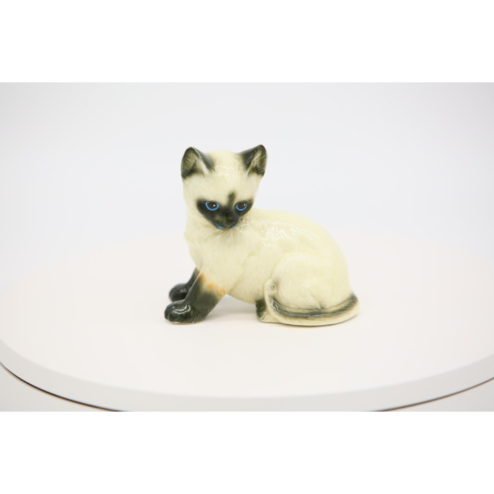 レオナルド・コレクション シャム猫 磁器フィギュア 1990年代