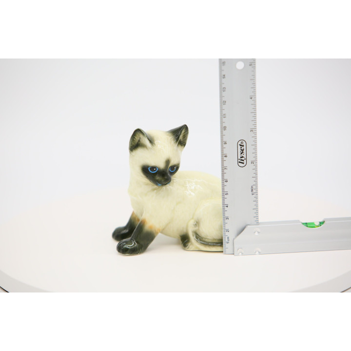 Figurine Chat Siamois en Porcelaine The Leonardo Collection