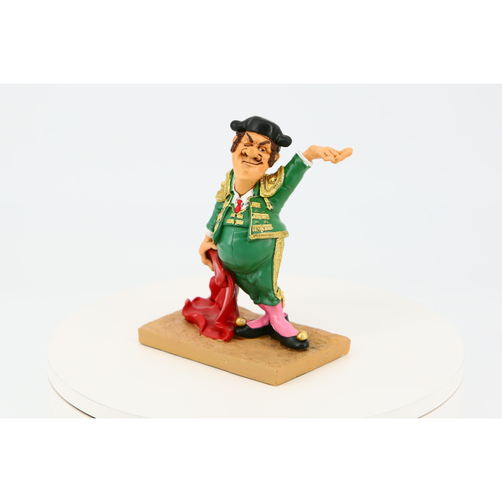 Estatueta Toureiro Caricatura Anos 90 - Souvenir Espanha