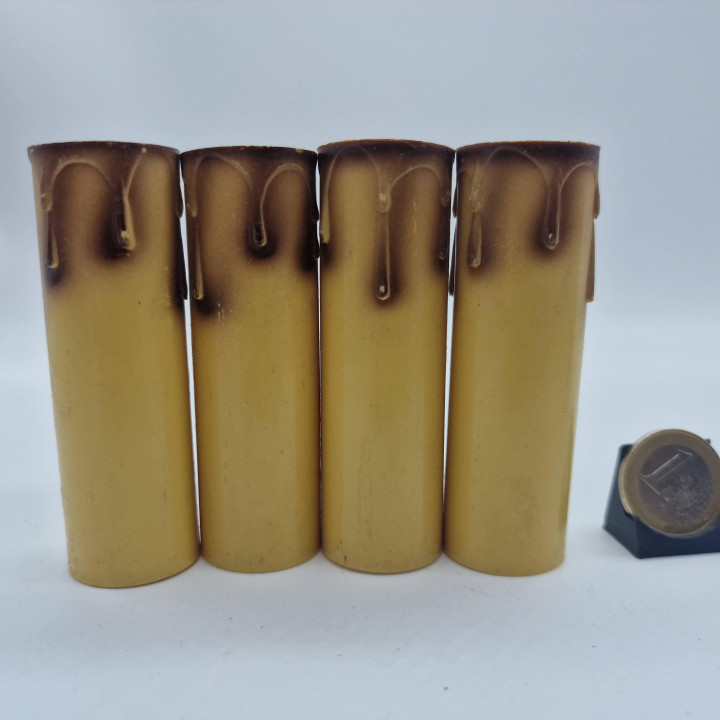ビンテージ Elettroplast キャンドルスリーブ 8cm E14