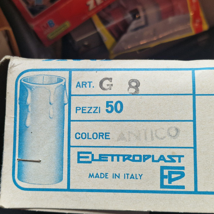 Винтажный подсвечник Elettroplast 8 см E14