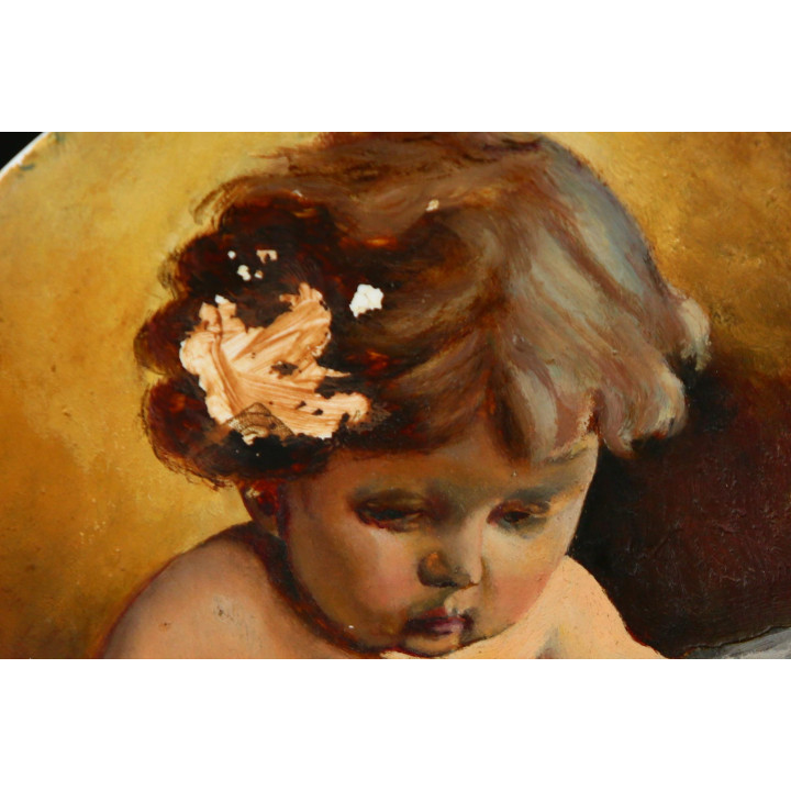 Assiette Céramique Sarreguemines 1894-1919 - Restauration