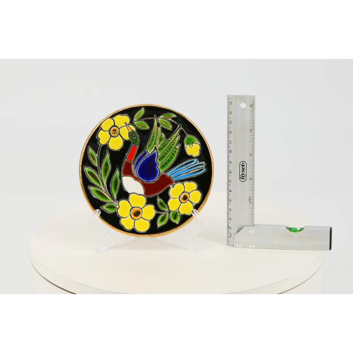 Vintage Cearco Ceramic Plate by José Royo Vilar - 24K Gold