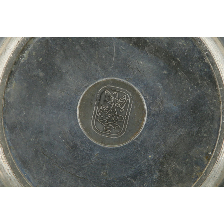 Piatto Decorativo Peltro Josef Anton Demmel Quattro Stagioni