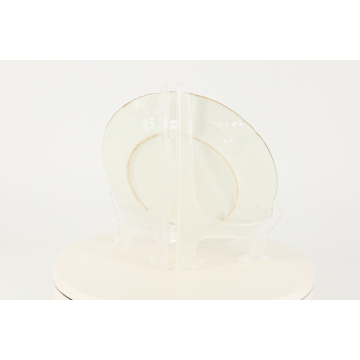 Assiette en Porcelaine 1950 - Grenade Peinte à la Main