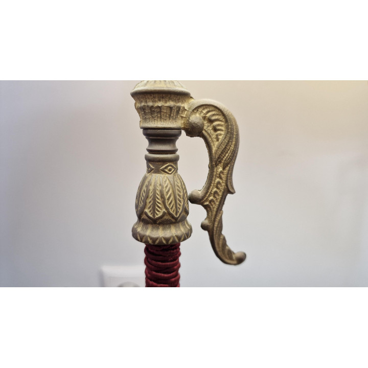 Para mosiężnych lamp Vintage | Styl lat 40. Mid-Century