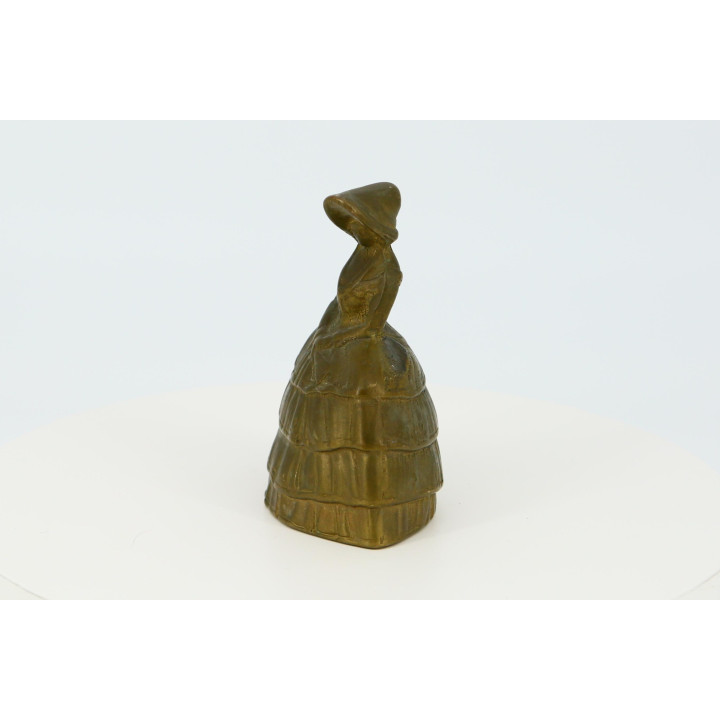 Vintage Bronzen Tafelbel «Lady Bell» 1990