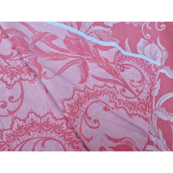 Vintage Spaanse Katoenen Damast Stof 1950 - 4m x 160cm