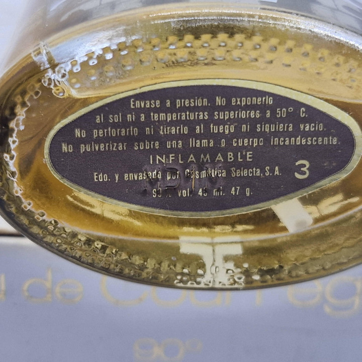 Perfume Vintage Eau de Courrèges 45ml (Anos 80)