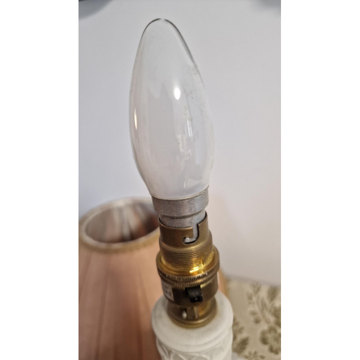 Lampada Portmeirion Vintage Ceramica | Rilievo Floreale 45cm