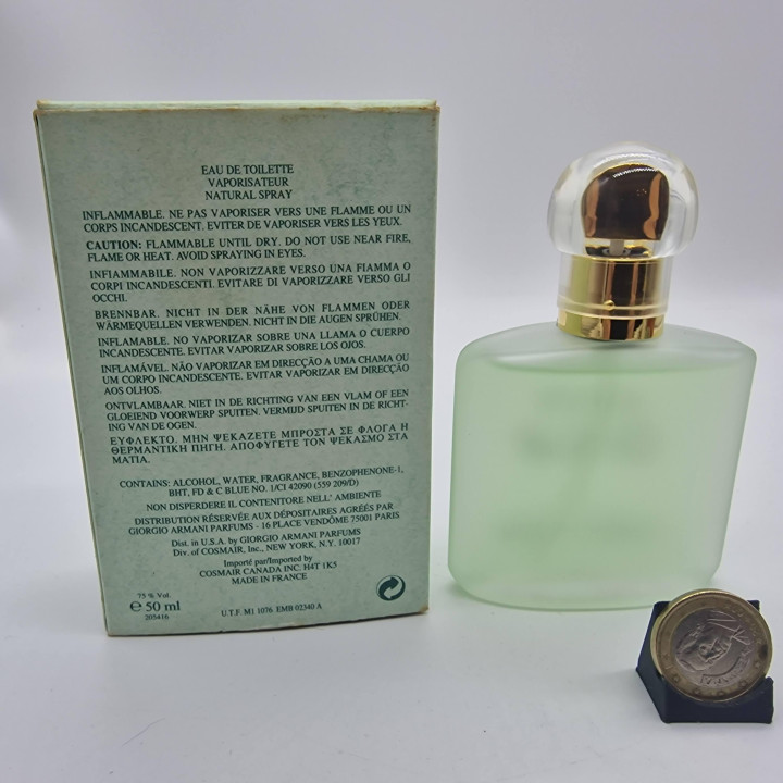 Vintage Acqua di Giò Giorgio Armani 1995 Cosmair 50ml