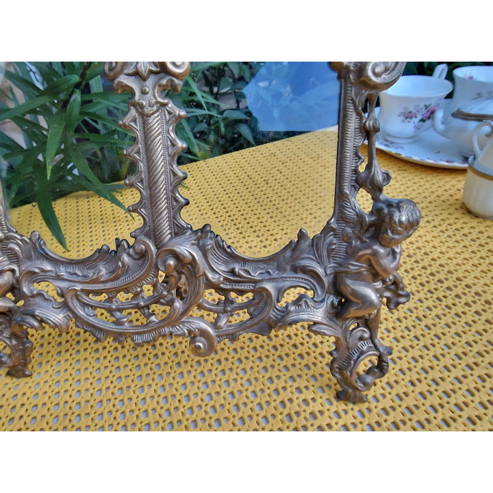 Cornice Doppia in Bronzo Belle Époque, 1920 circa