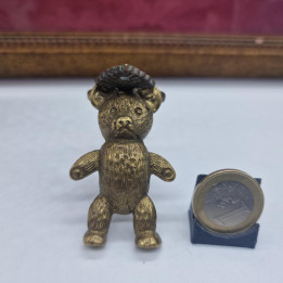 Vintage Teddy Bear Brass Door Knocker ADH | Mid-Century