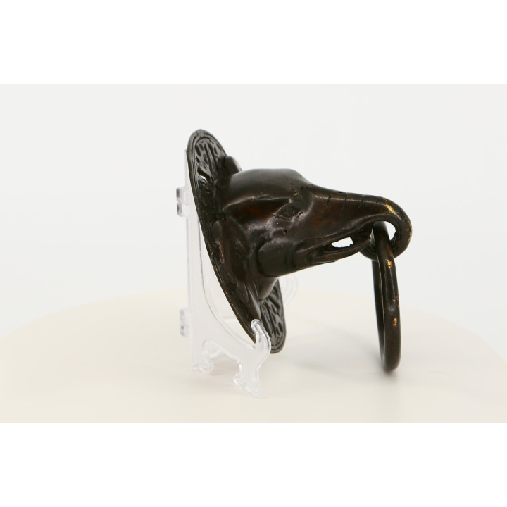 Aldrava de Bronze Elefante Indonésia Anos 70