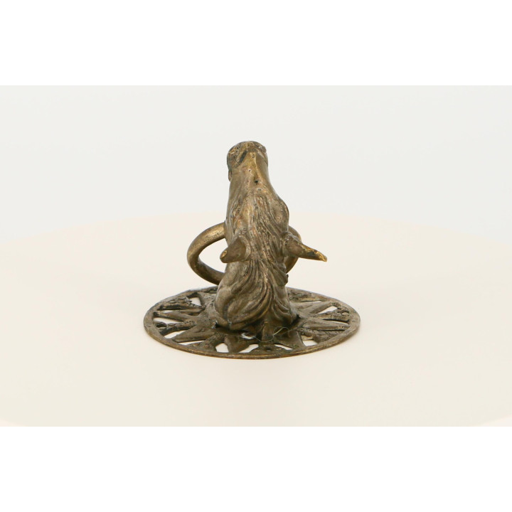 Vintage Bronze Horse Head Door Knocker - Indonesia 1970s