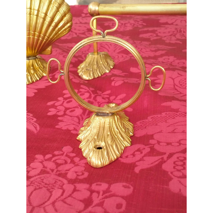 Set Accessori Bagno in Ottone Vintage Anni '50