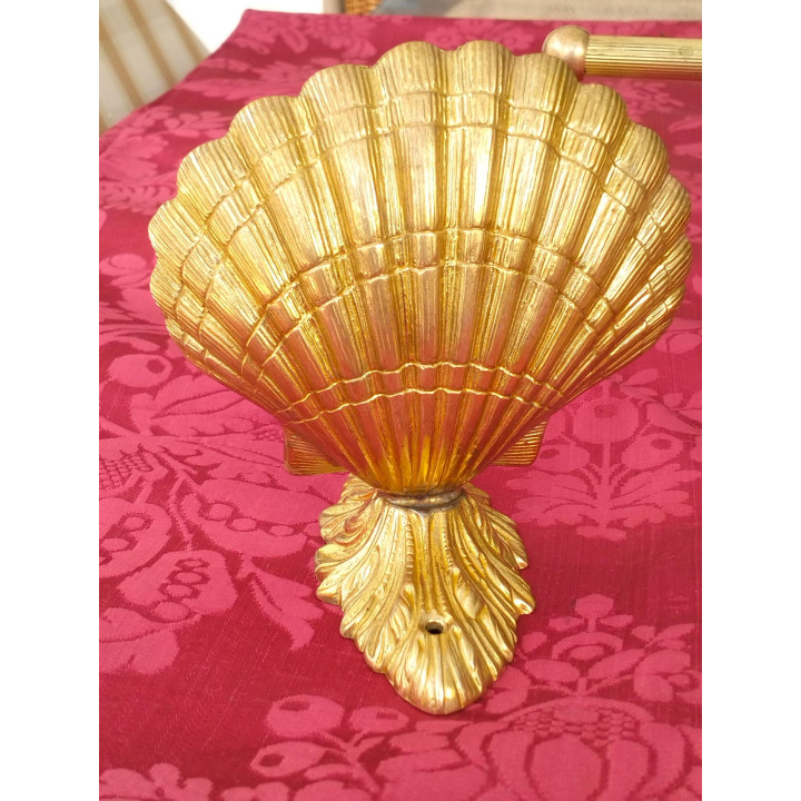 Vintage Badaccessoires-Set aus Messing 1950er