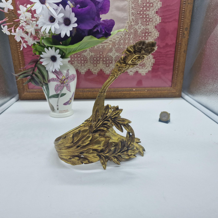 Soportes de Cortina de Bronce Estilo Imperio Francés